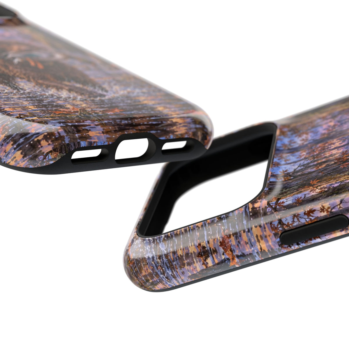 Clear Magnetic Phone Case — Boykin spaniel with Duck swamp
