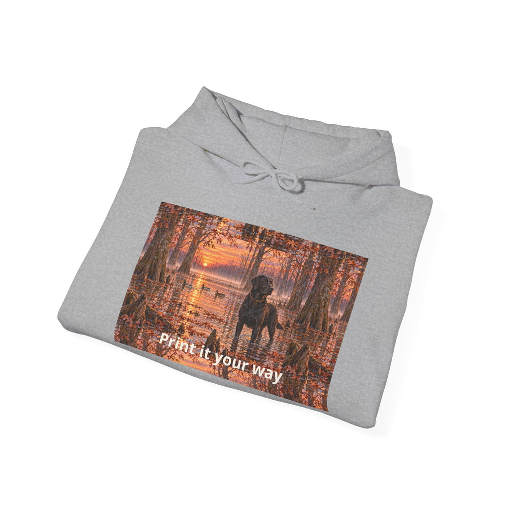 Hoodie — Autumn Forest Couple Photo "Paint It Your Way"