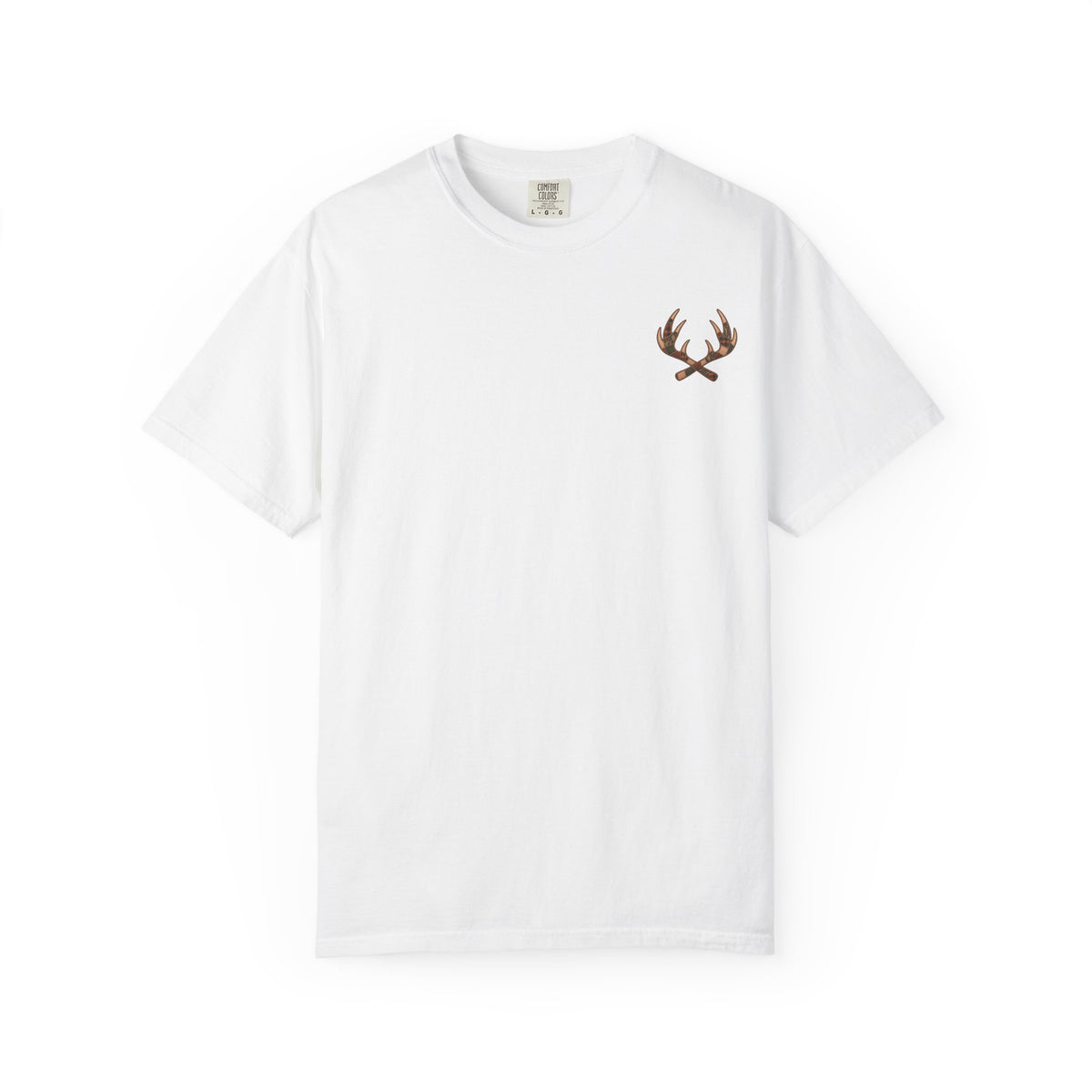 Faux Patchwork Whitetail Deer Shirt, Buck Hunting Tee, Rustic Deer Hunter Gift