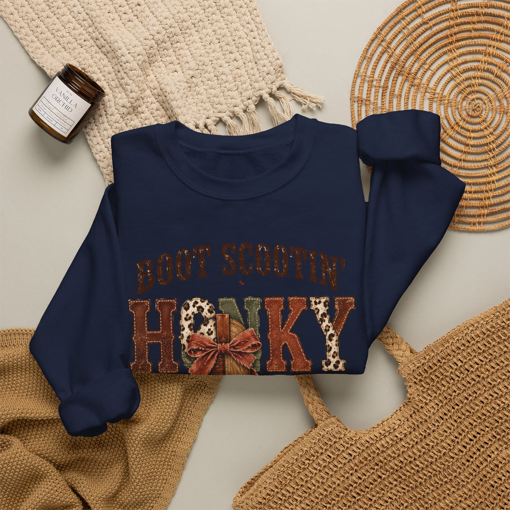 Boot Scootin' Cowboy Boot Sweatshirt | Country Western Graphic