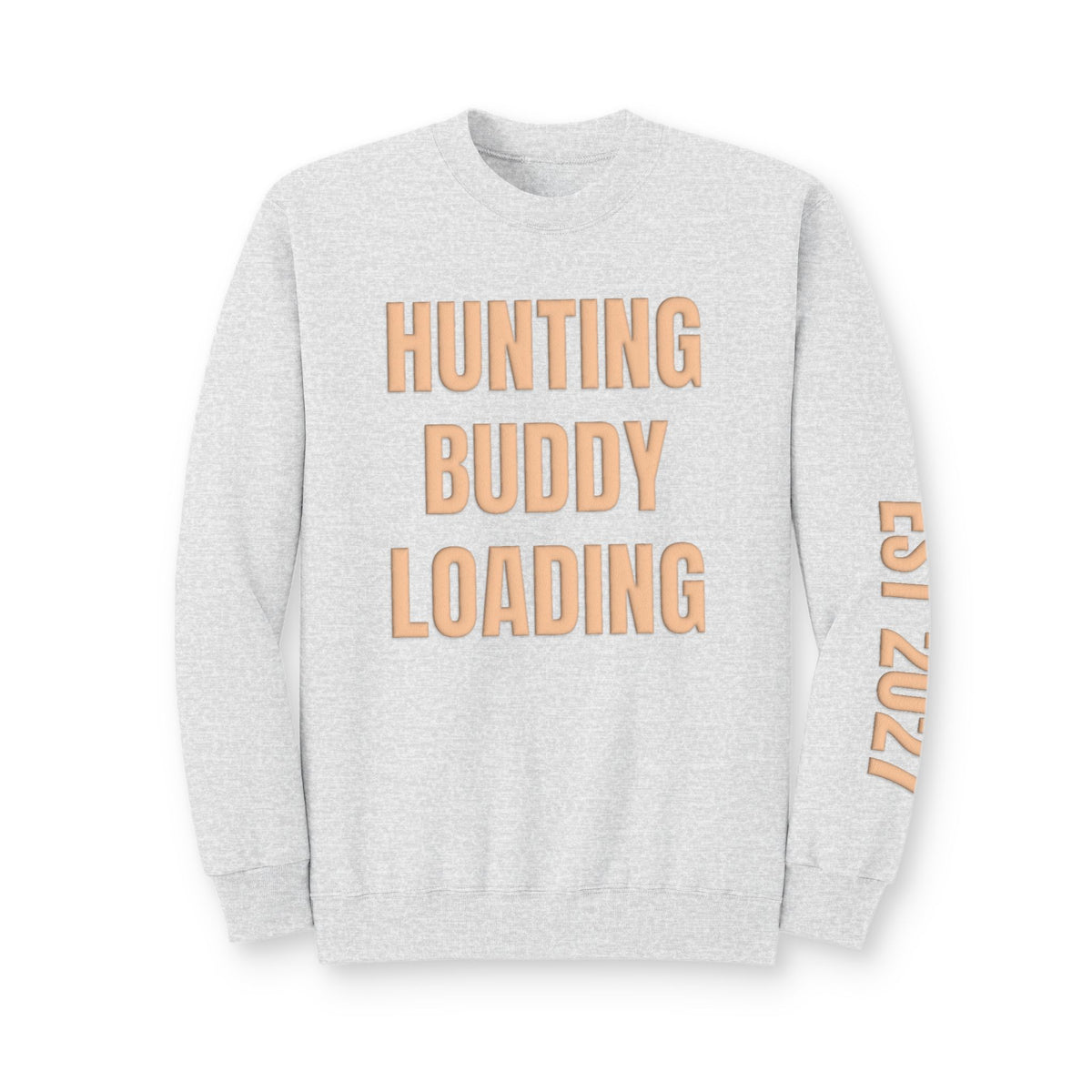 Personalized Hunting Mama Sweatshirt, Hunting Buddy Loading Shirt, Hunter Orange Puff Sweatshirt, Custom Mom Hunting Gift