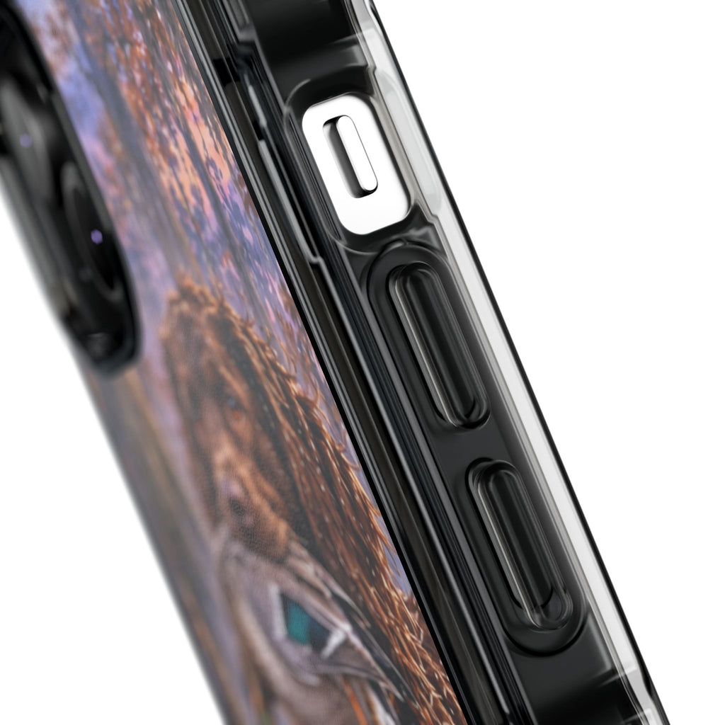 Clear Magnetic Phone Case — Boykin spaniel with Duck swamp