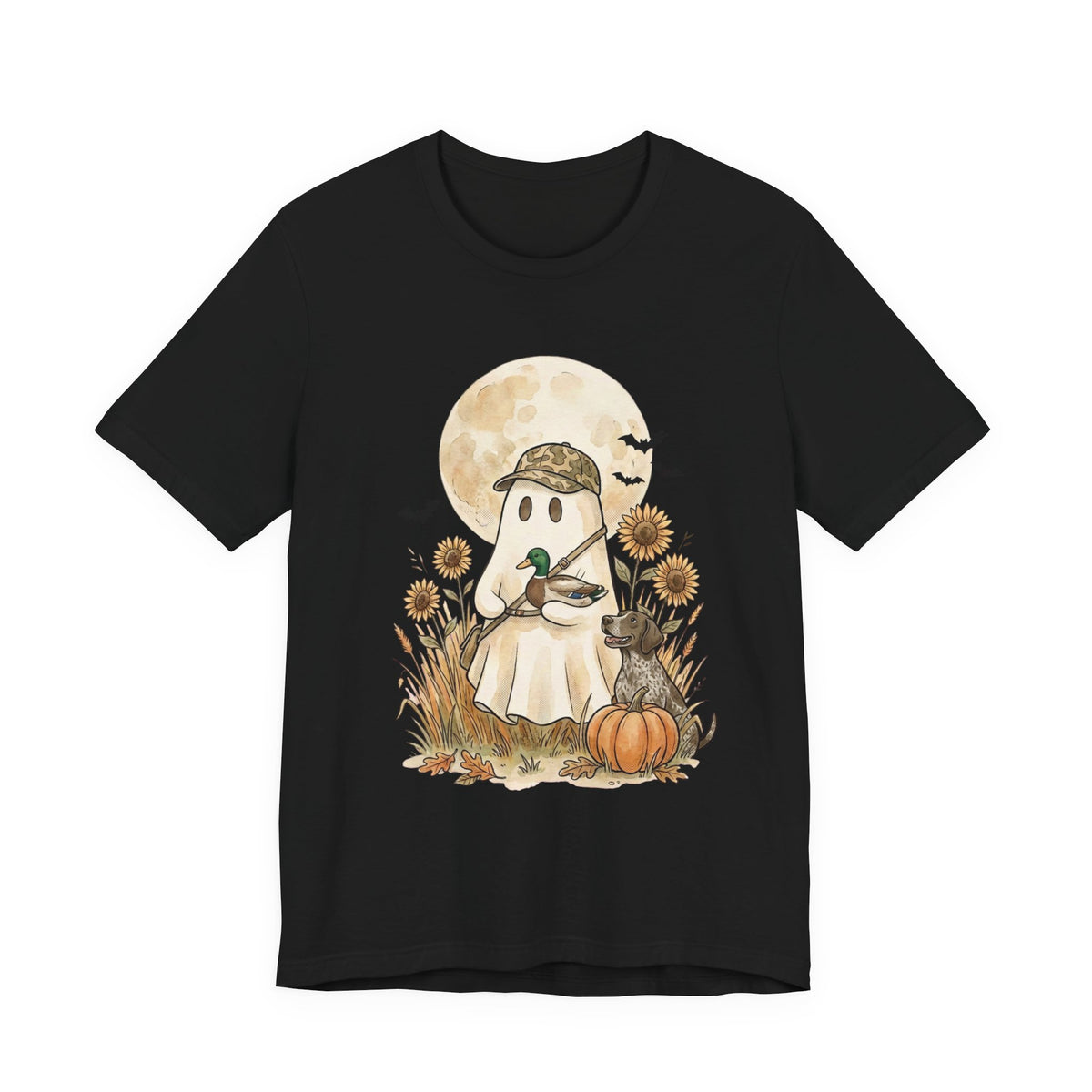 Ghost Hunting Tee | Spooky Hunting, Harvest Moon Halloween Shirt