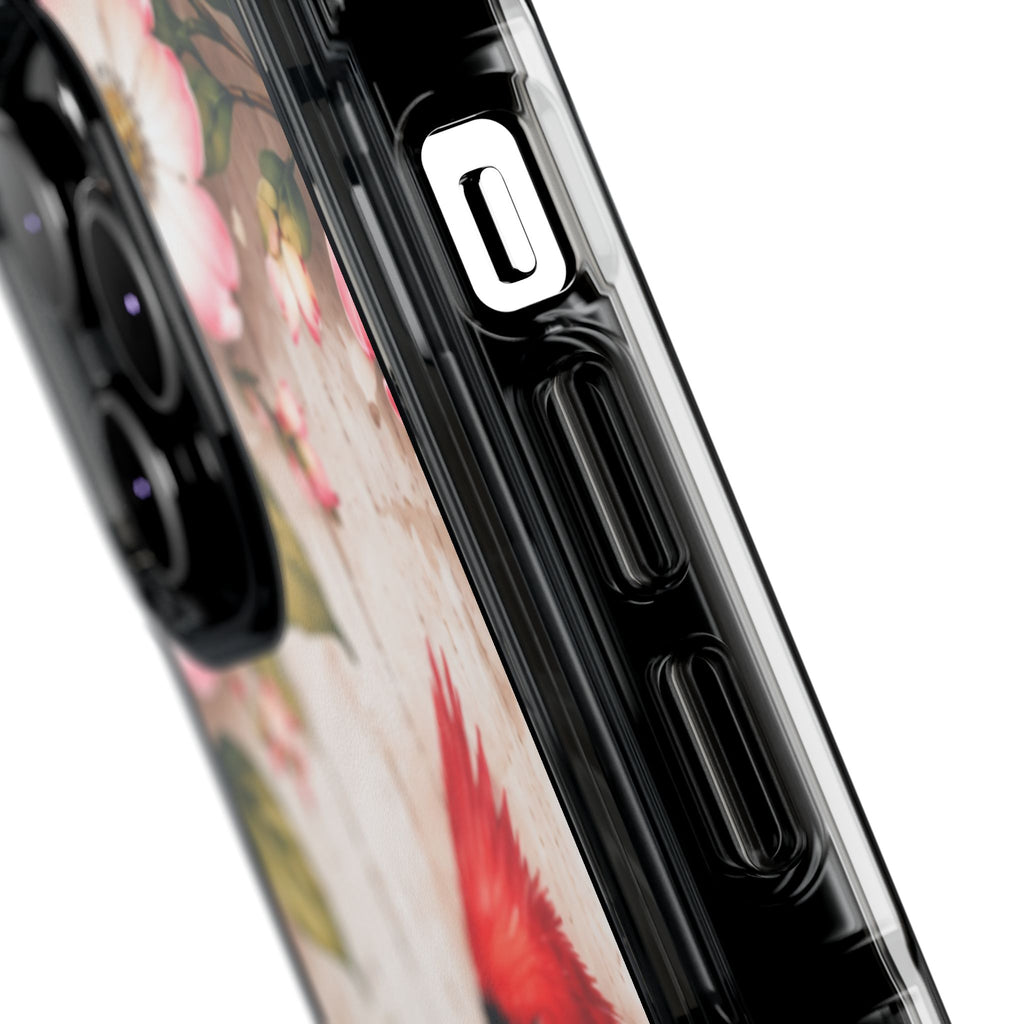 Clear Magnetic Phone Case Cardinal Scene