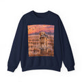 Golden Retriever Sunset Crewneck Sweatshirt