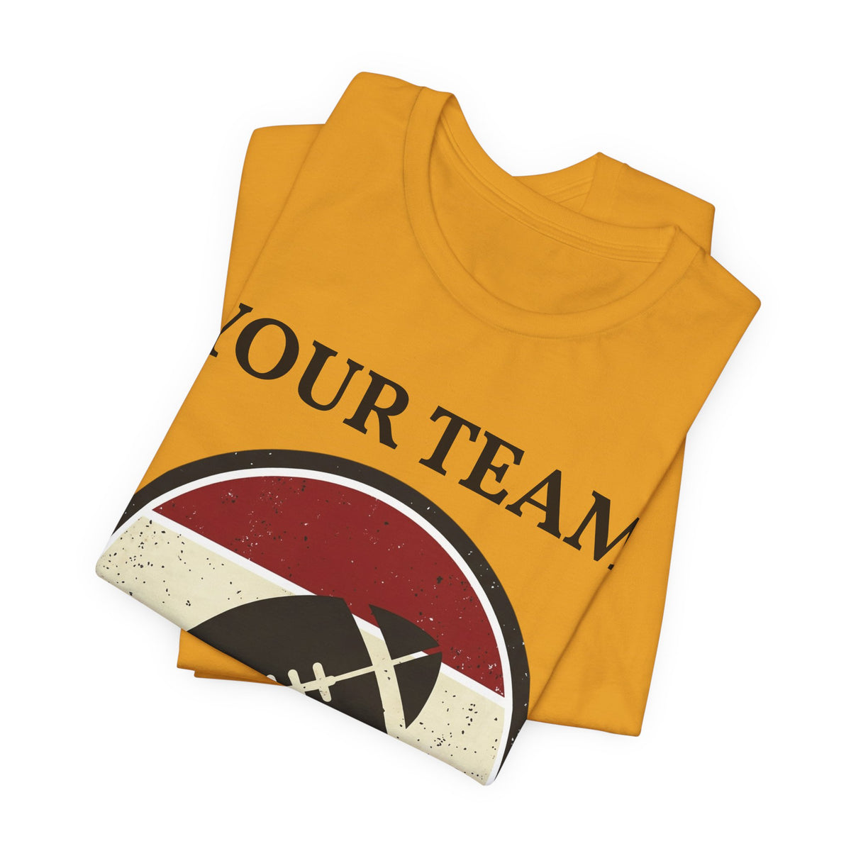 Retro Football Season Tee | Vintage Stripes Grunge Football Shirt