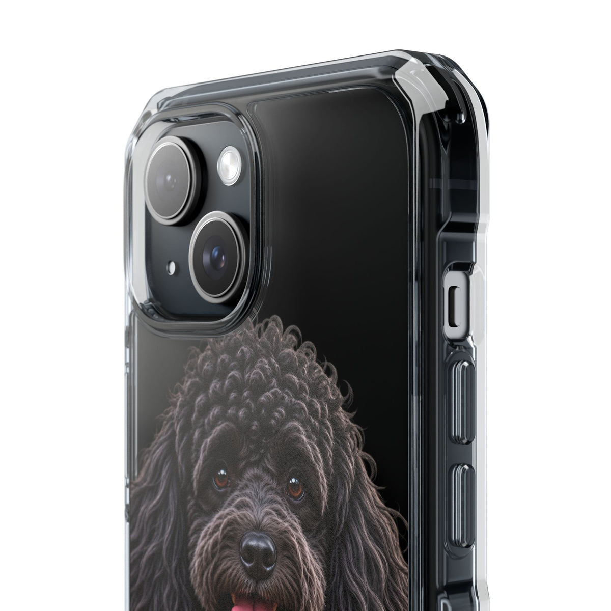 Clear Magnetic Phone Case — Poodle Personalized