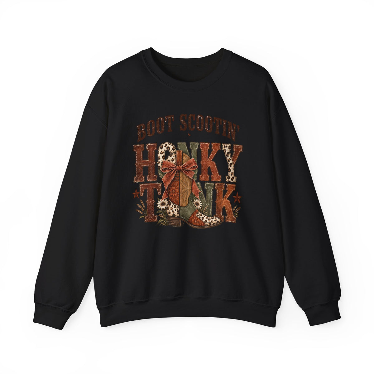 Boot Scootin' Cowboy Boot Sweatshirt | Country Western Graphic