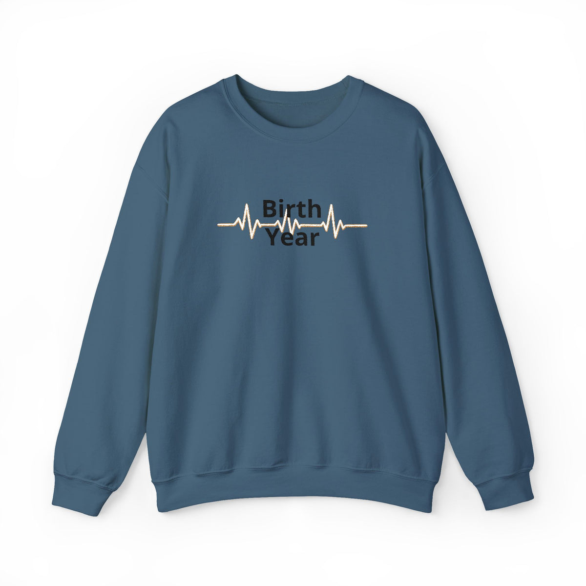 Birth Year Crewneck Sweatshirt — Personalized Retro Script Birthday Pullover
