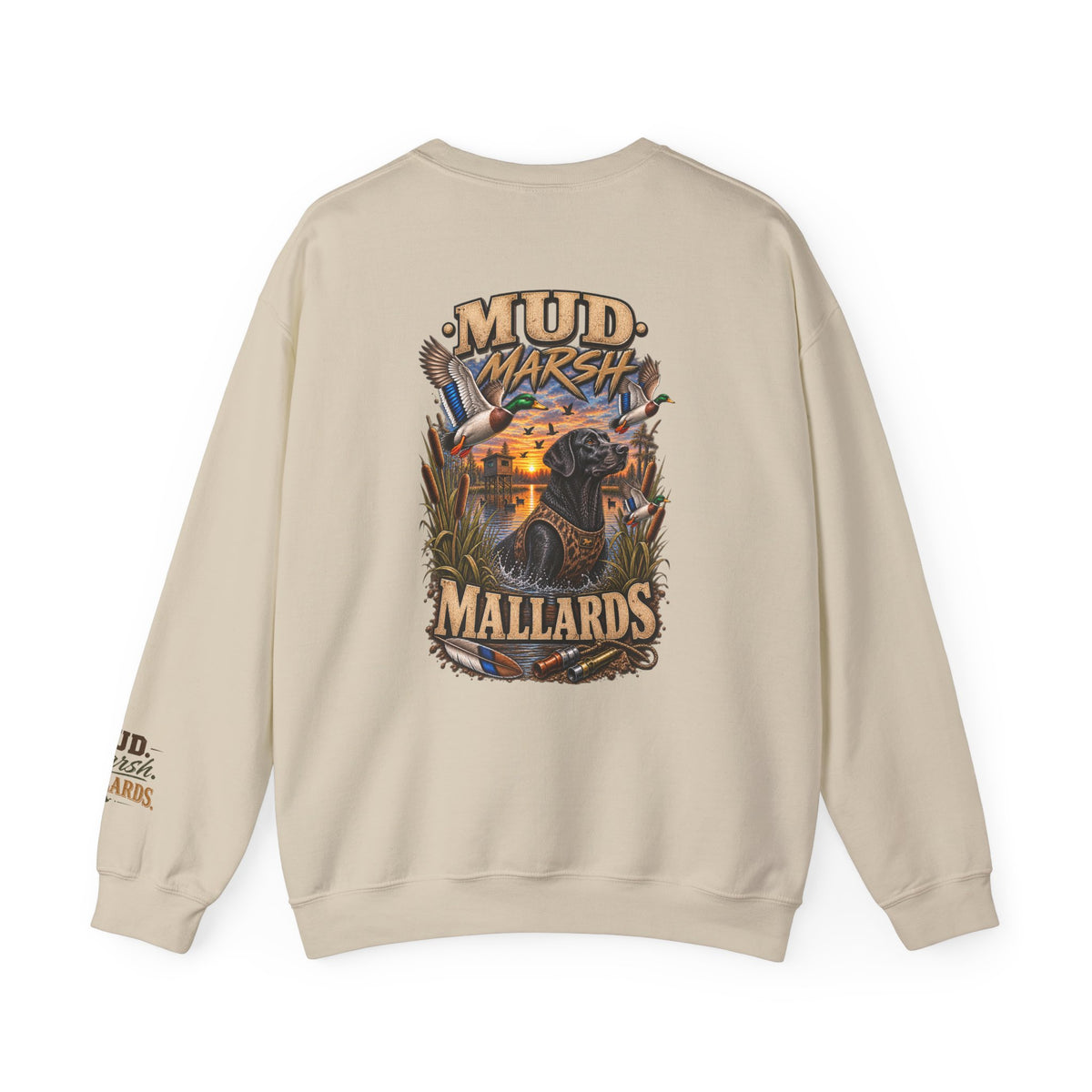Safety Pink Duck Hunting Sweatshirt – Mallard Hunter Crewneck