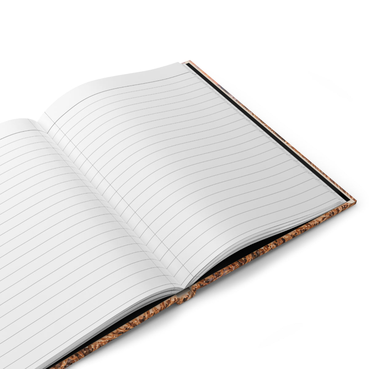 Duck Hunting Journal – Personalized Hardcover Lined Notebook (Sunrise Marsh, "Hunter")