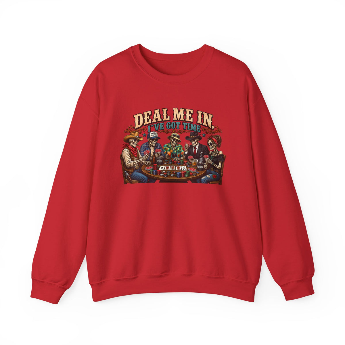 Deal Me In Poker, retired, Crewneck Sweatshirt