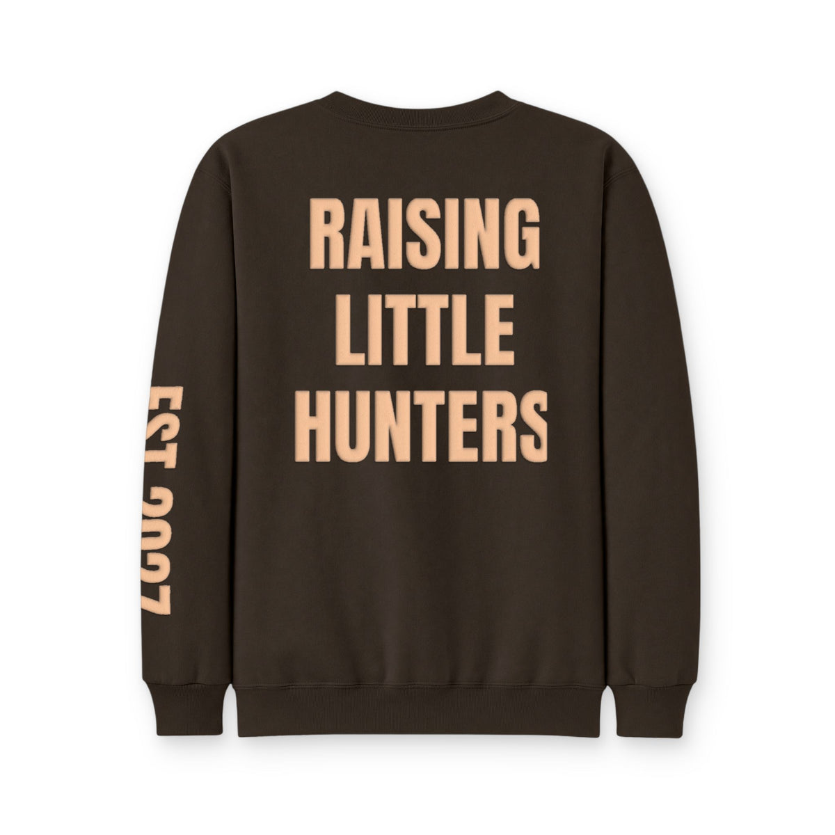 Personalized Hunting Mama Sweatshirt, Raising My Little Hunting Buddy Shirt, Hunter Orange Puff Sweatshirt, Custom Mom Hunting Gift