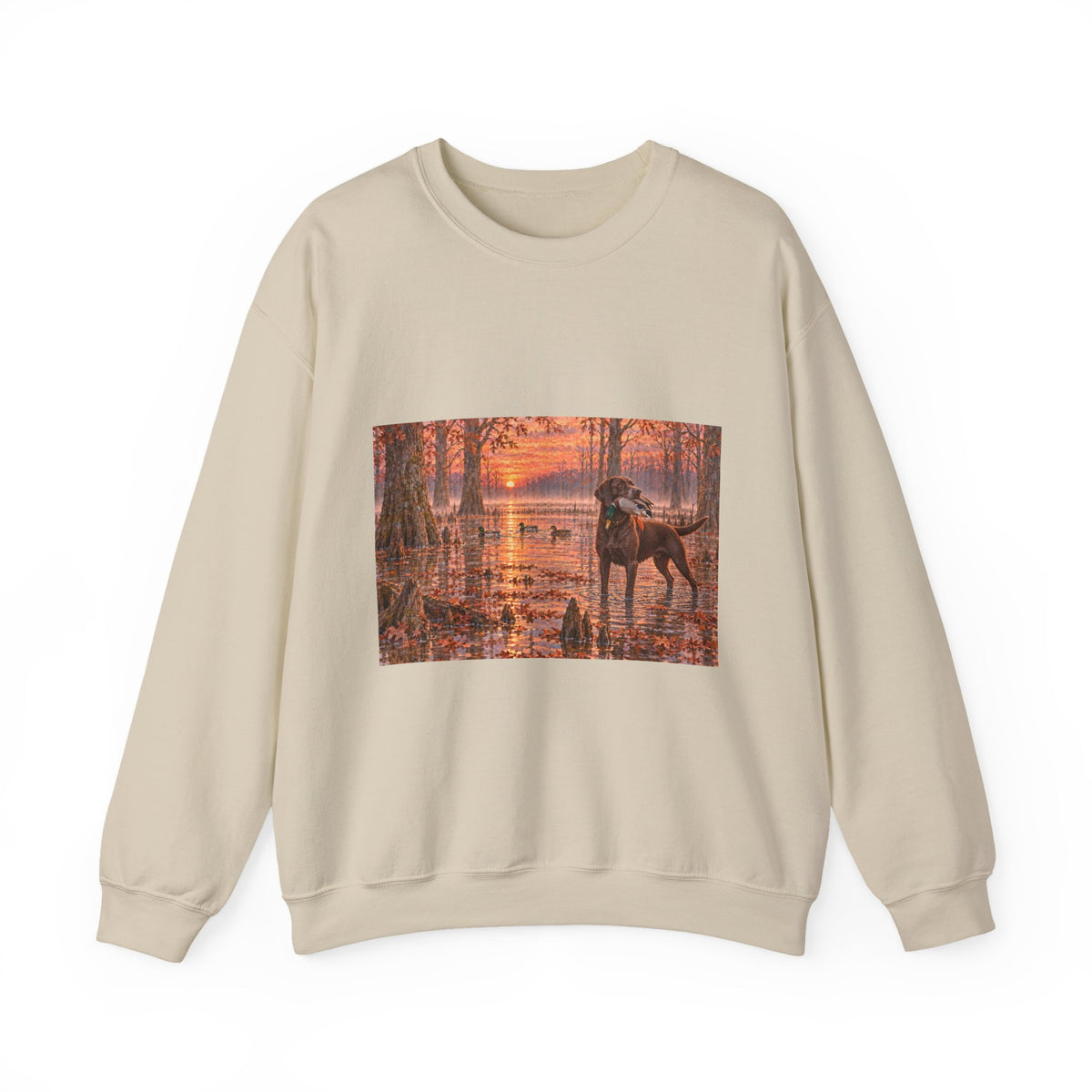 Moose at Sunset Crewneck Sweatshirt