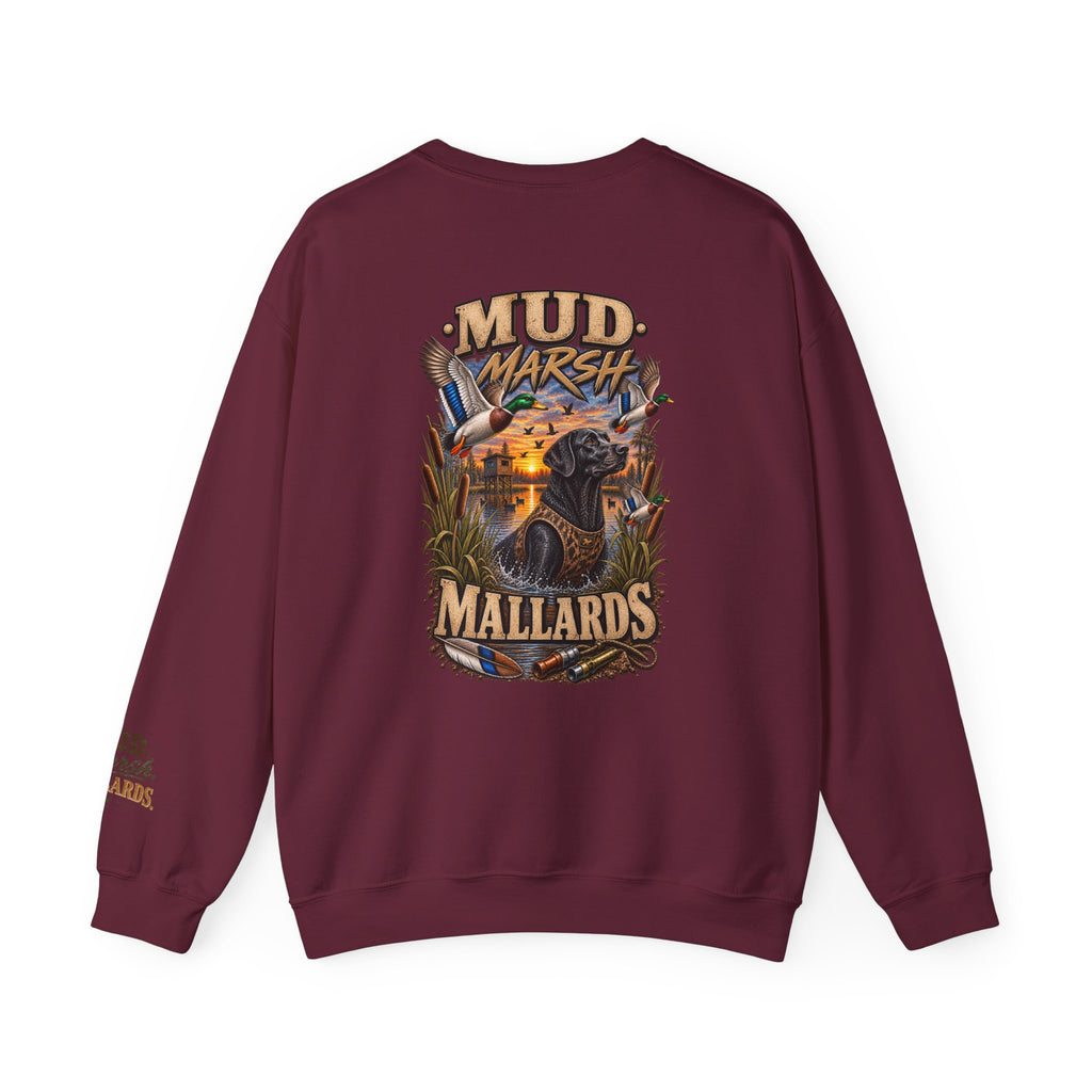 Safety Pink Duck Hunting Sweatshirt – Mallard Hunter Crewneck