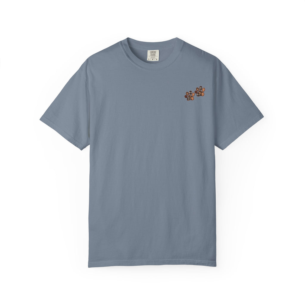 Faux Patchwork Chocolate Lab Shirt, Labrador Hunting T-Shirt, Arkansas Hunter Gift