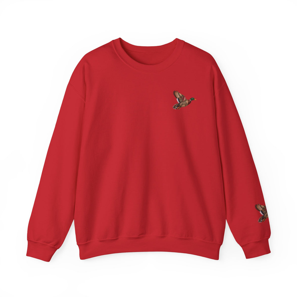 Faux Patchwork Mallard Duck Shirt, Duck Hunting Tee, Rustic Duck Hunter Gift