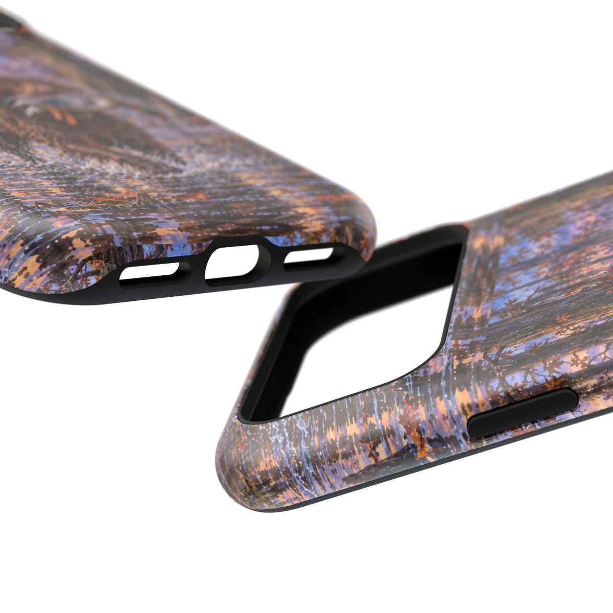 Clear Magnetic Phone Case — Boykin spaniel with Duck swamp