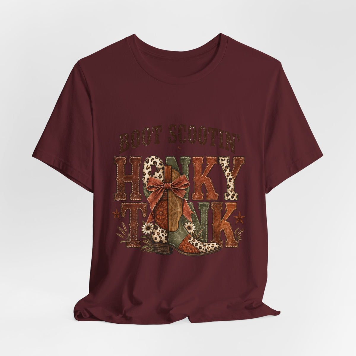 Boot Scootin' Cowboy Boot Tee | Country Western, Barn Dance Shirt