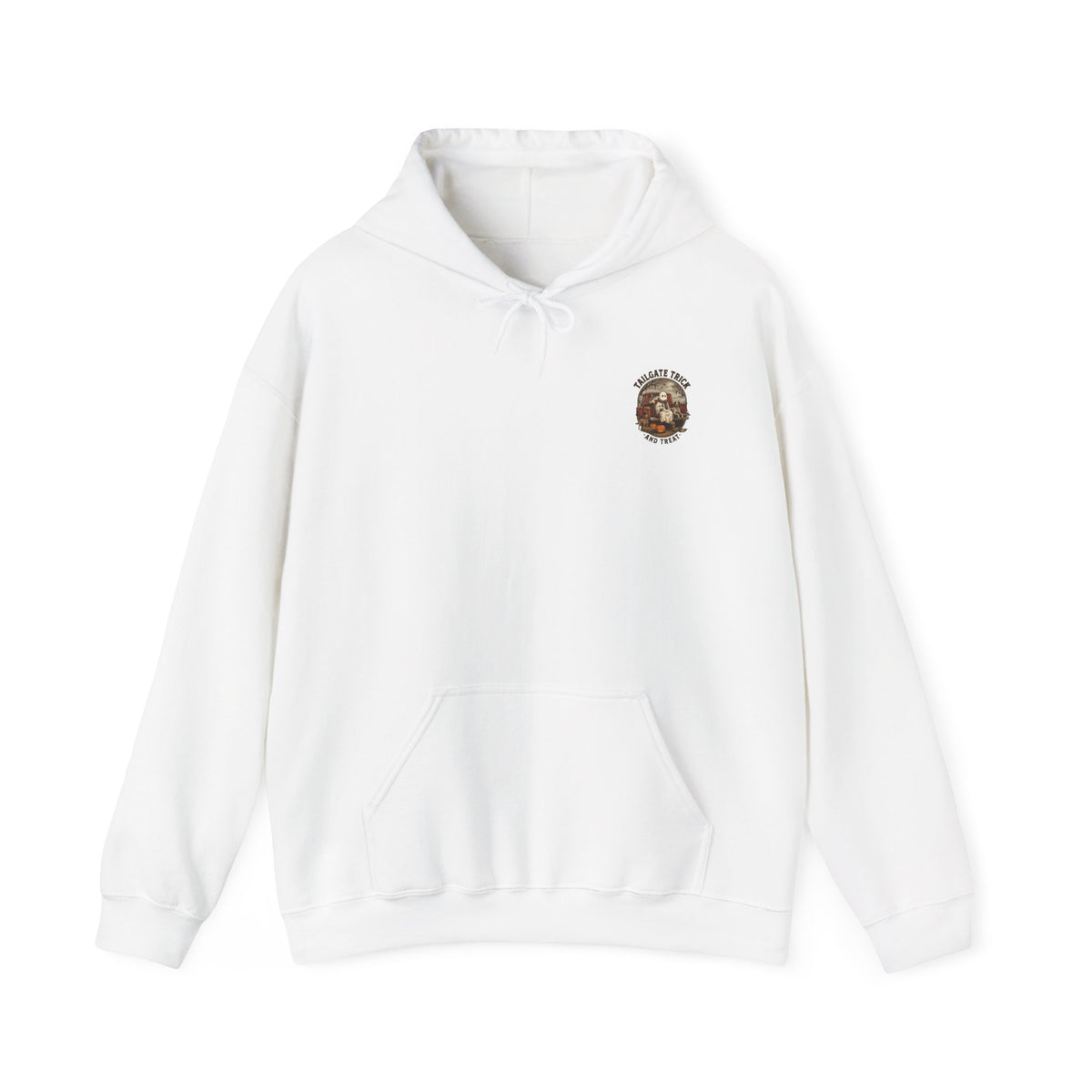 Spooky Hunting Skull Crest Hoodie | Halloween Hunter Graphic