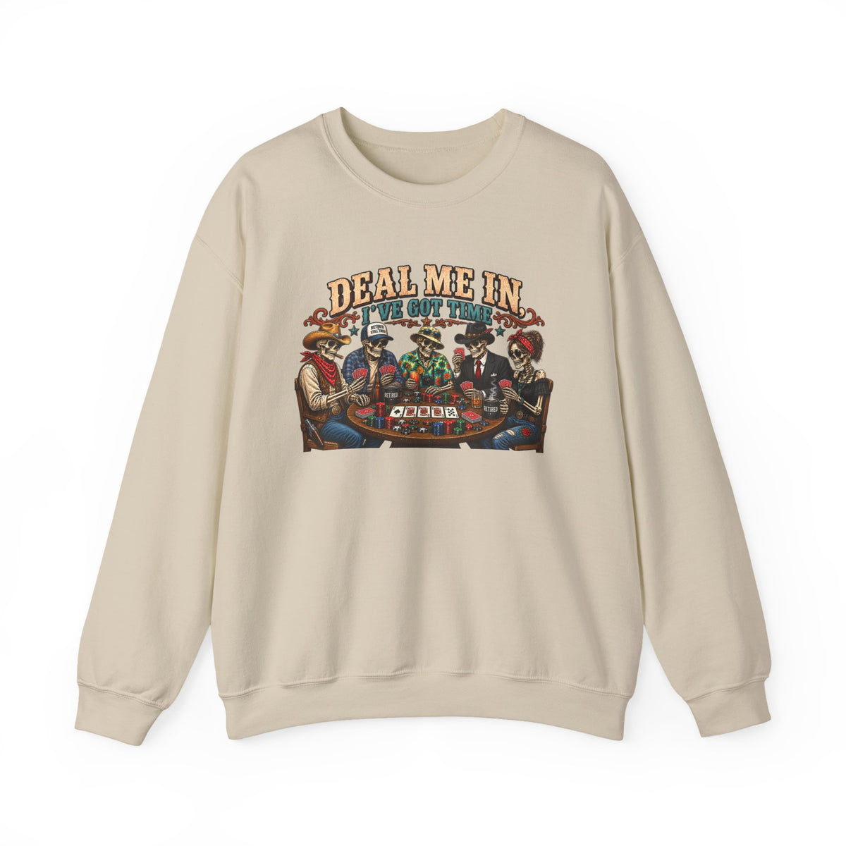 Deal Me In Poker, retired, Crewneck Sweatshirt