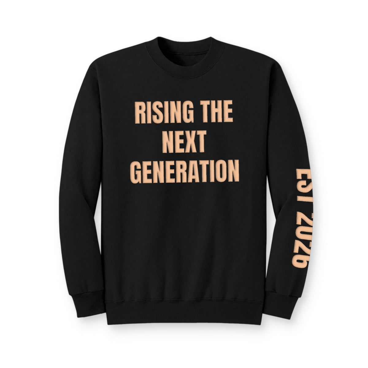 Personalized Hunting Mama Sweatshirt, Raising the Next Generation, Hunter Orange Puff Sweatshirt, Custom Hunting Mom Gift