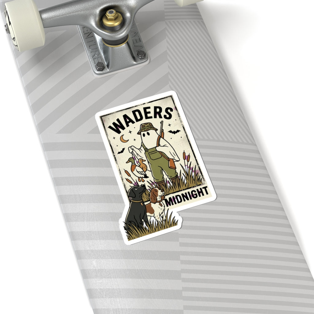 Ghost Hunter Waders Sticker | Spooky Hunting, Night Duck Hunting Vinyl