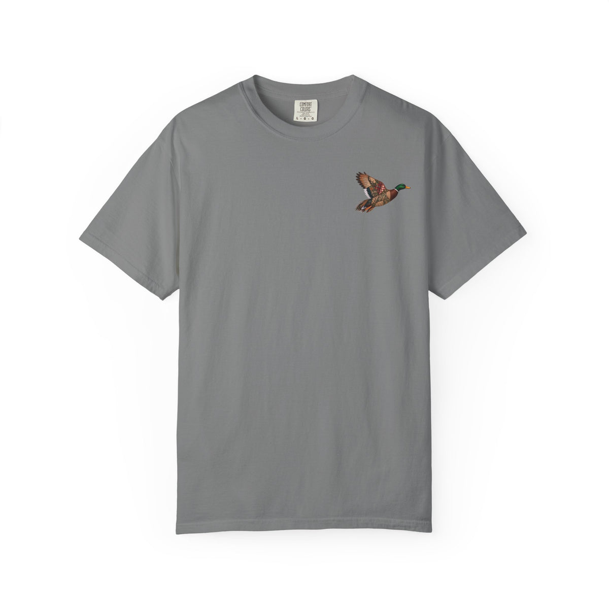 Faux Patchwork Mallard Duck Shirt, Duck Hunting Tee, Rustic Duck Hunter Gift
