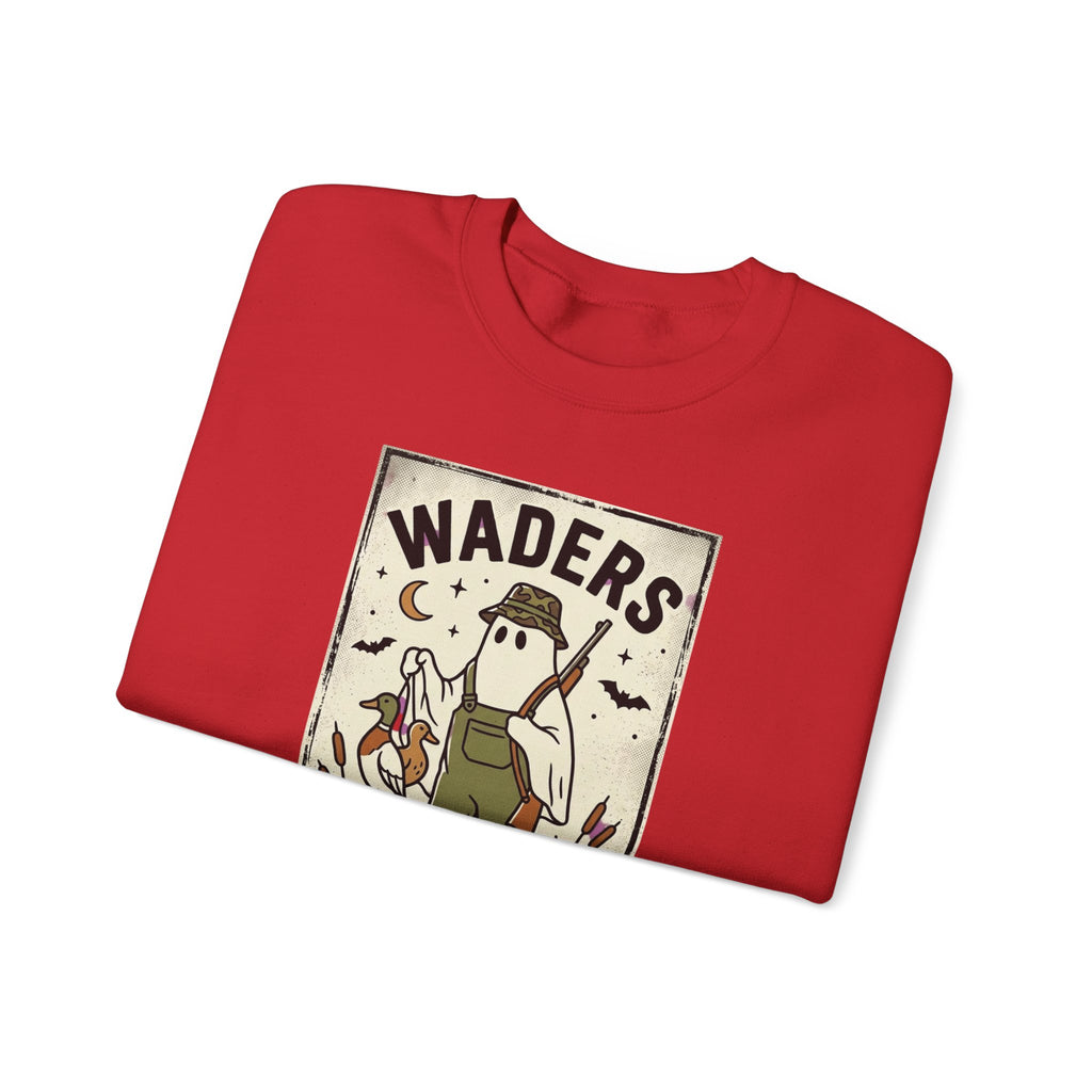 Waders Midnight Duck Hunt Sweatshirt | Spooky Hunting, Retro Outdoors