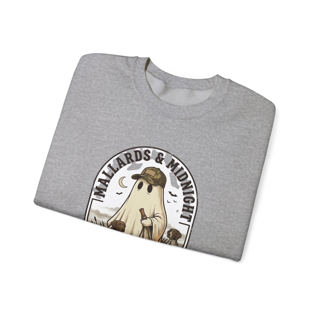 Mallards & Midnight ghost duck crewneck sweatshirt | spooky hunting, Halloween