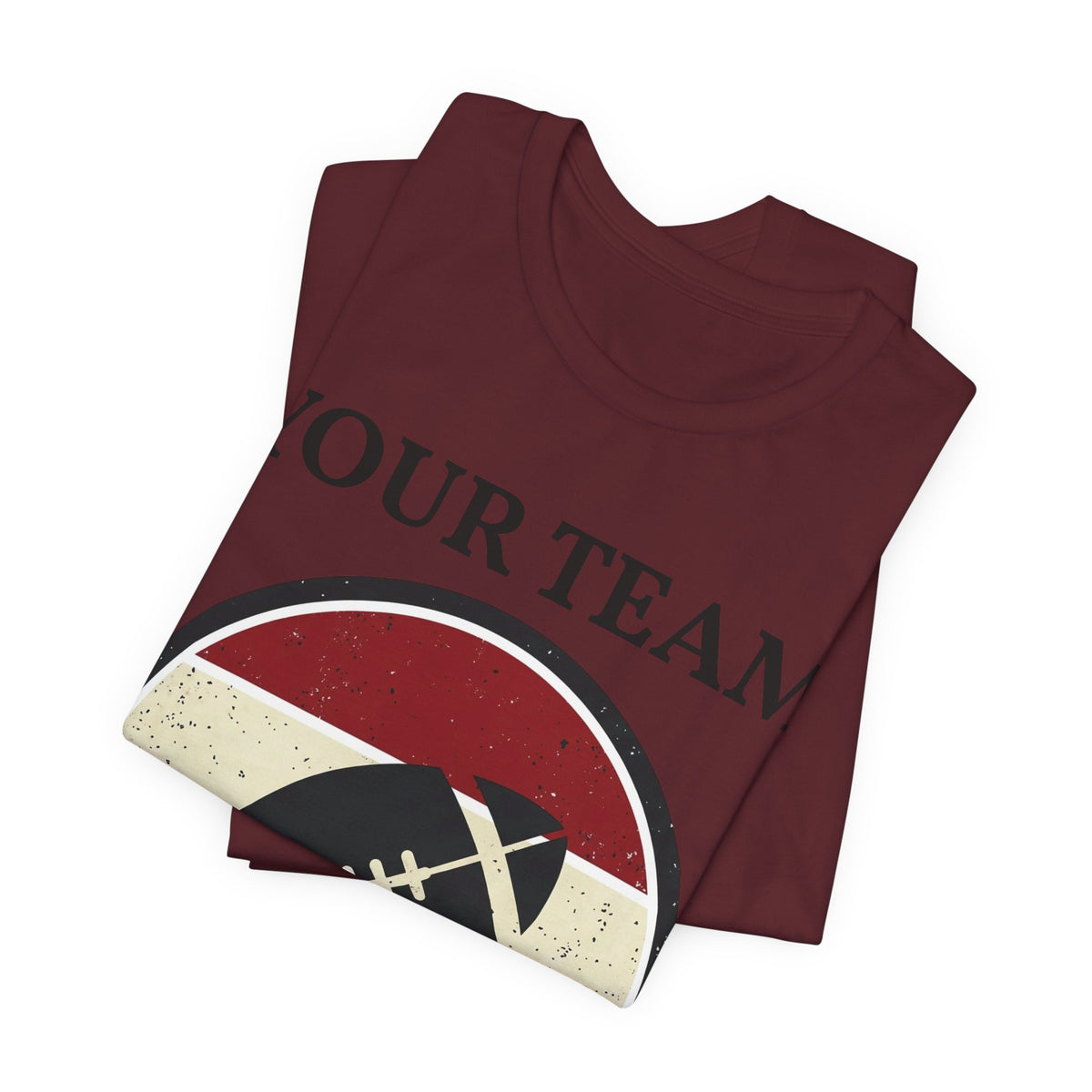 Retro Football Season Tee | Vintage Stripes Grunge Football Shirt