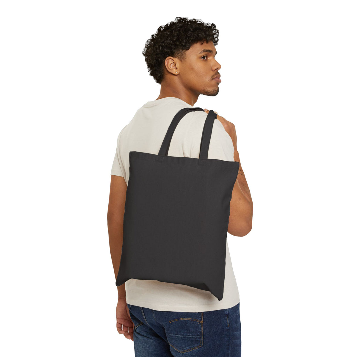 Autumn Woodland Tote Bag – Deer & Lake Canvas Market Bag
