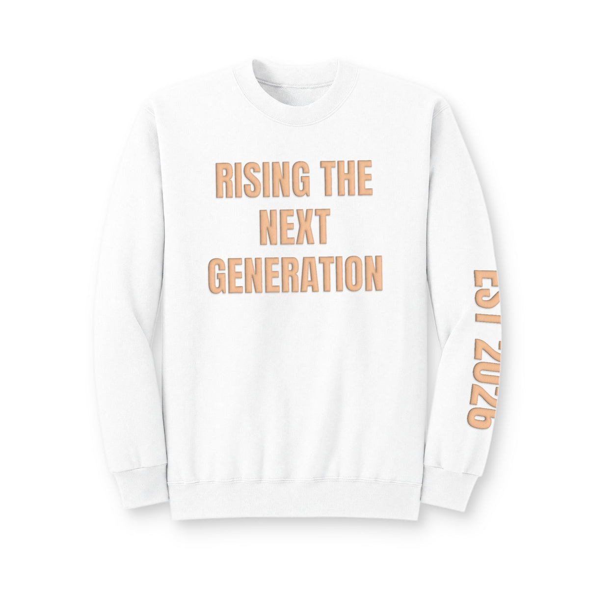 Personalized Hunting Mama Sweatshirt, Raising the Next Generation, Hunter Orange Puff Sweatshirt, Custom Hunting Mom Gift