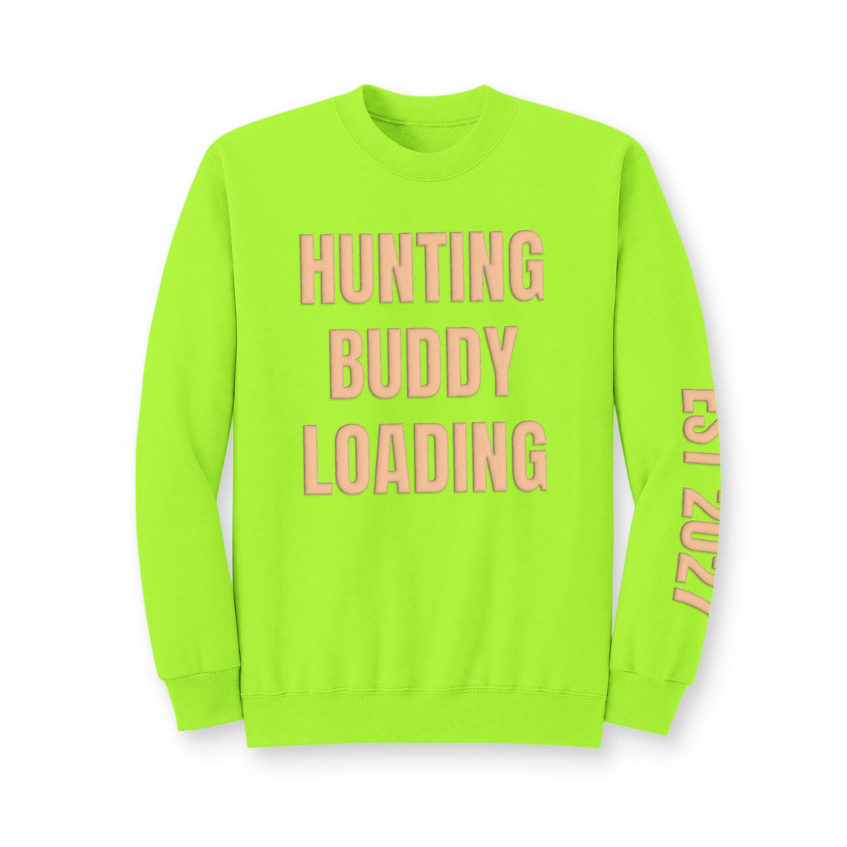 Personalized Hunting Mama Sweatshirt, Hunting Buddy Loading Shirt, Hunter Orange Puff Sweatshirt, Custom Mom Hunting Gift