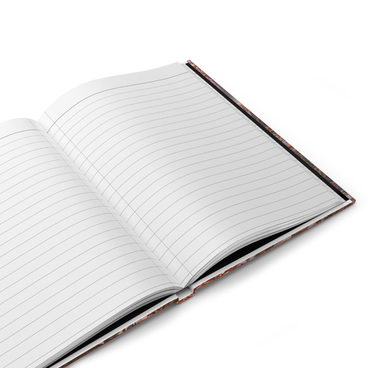 Black Labrador Journal — Autumn Swamp Sunset Hardcover Notebook