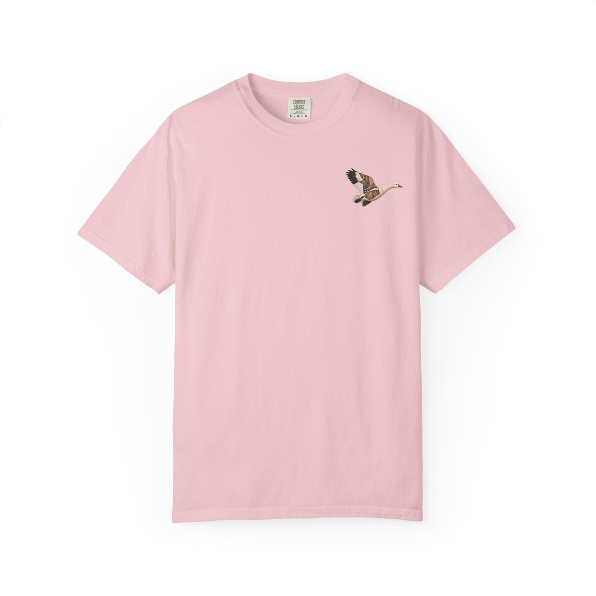Faux Patchwork Snow Goose Shirt, Snow Geese Hunting T-Shirt, Arkansas Waterfowl Hunter Gift