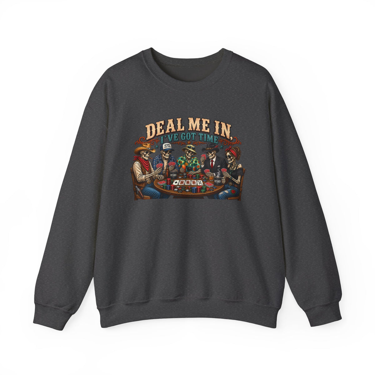 Deal Me In Poker, retired, Crewneck Sweatshirt