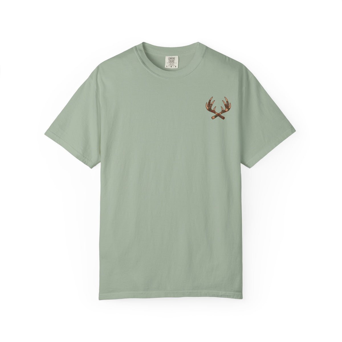Faux Patchwork Doe Deer Shirt, Hunting Tee, Rustic Deer Hunter Gift