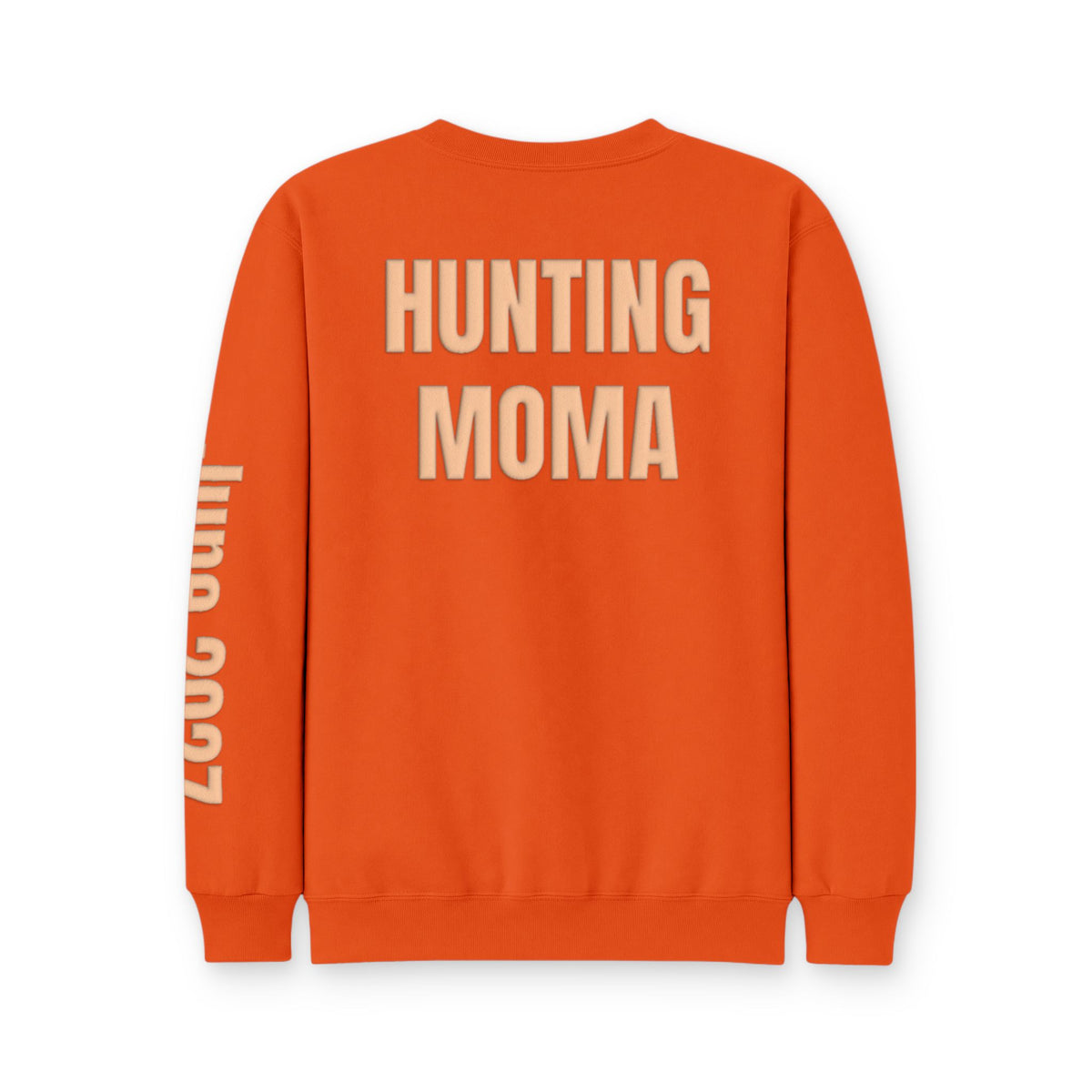 Personalized Hunting Mama Sweatshirt, Raising My Hunting Buddy Shirt, Hunter Orange Puff Sweatshirt, Custom Mom Hunting Gift