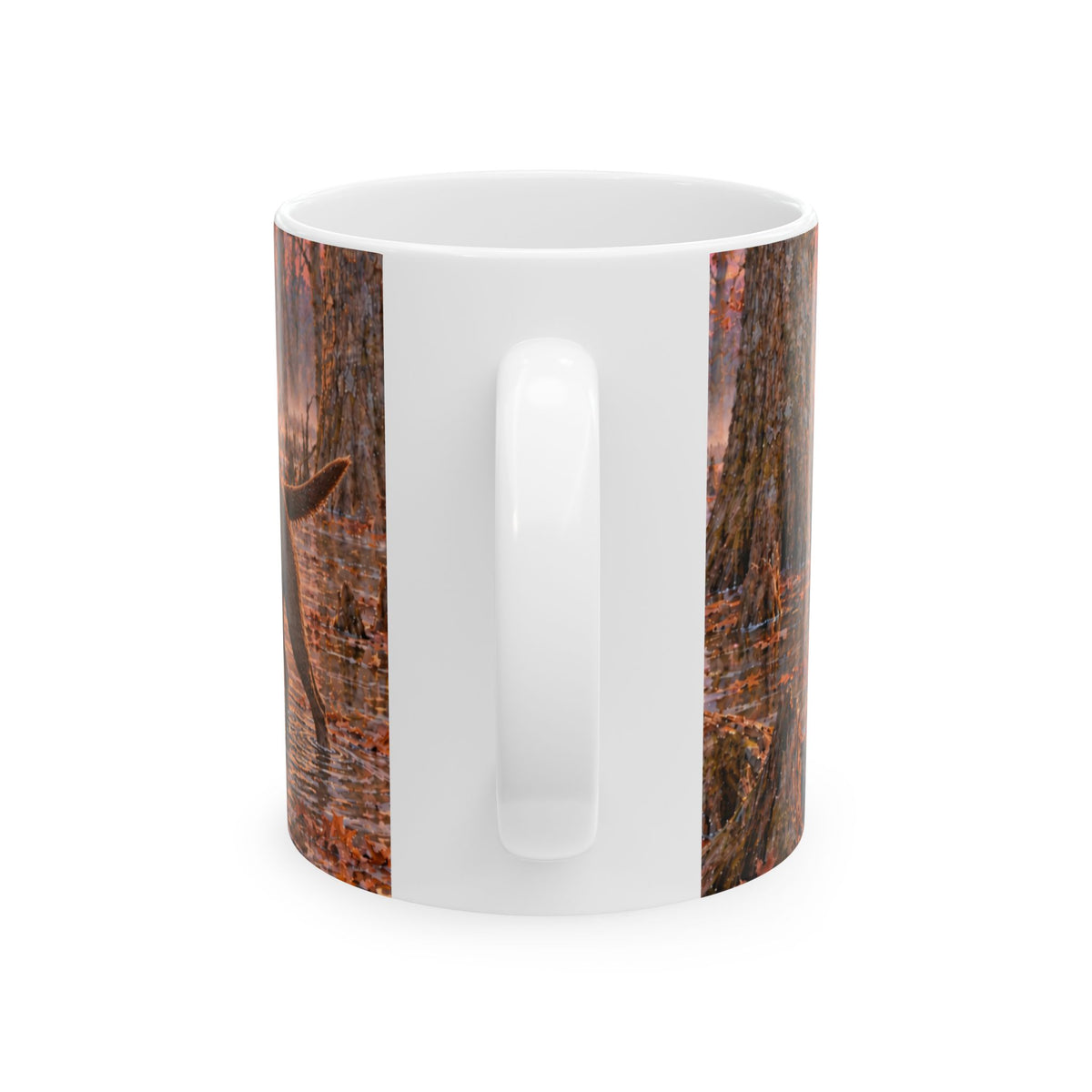 Duck Hunting Coffee Mug — Sunrise Marsh Scene Ceramic Mug (11oz & 15oz)