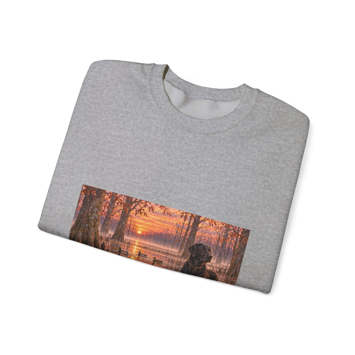 Dog Lake Sunset Crewneck Sweatshirt