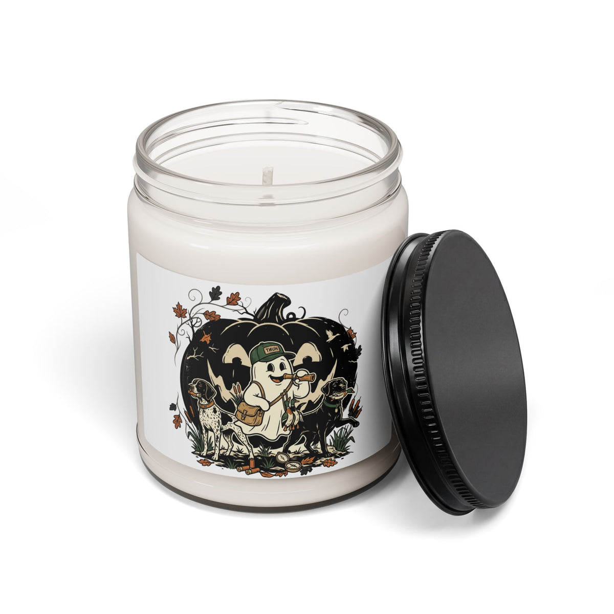 Mallards & Midnight ghost duck candle, Halloween spooky hunting Scented soy candle