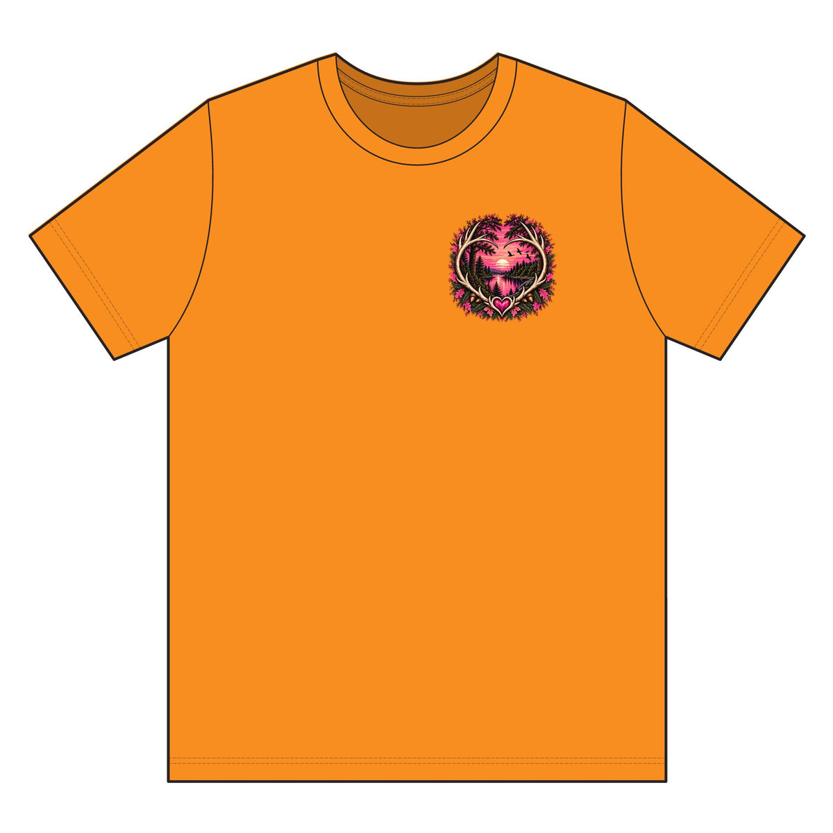 Deer Hunting Pink Shirt, Deer Hunting T-Shirt, Deer Hunter Gift, Deer Season Shirt, Hunting Camp Shirt, Pink Safety Shirt