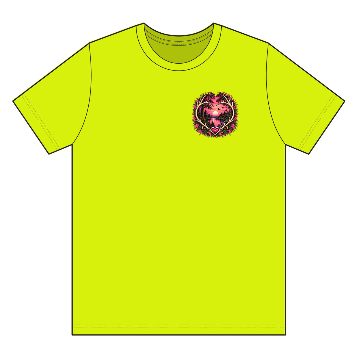 Deer Hunting Pink Shirt, Deer Hunting T-Shirt, Deer Hunter Gift, Deer Season Shirt, Hunting Camp Shirt, Pink Safety Shirt