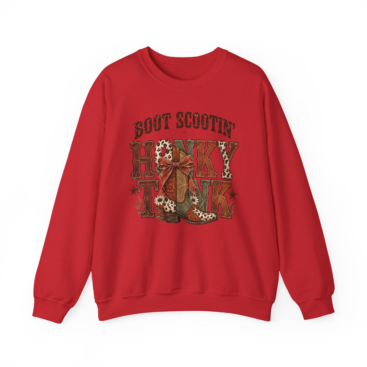 Boot Scootin' Cowboy Boot Sweatshirt | Country Western Graphic