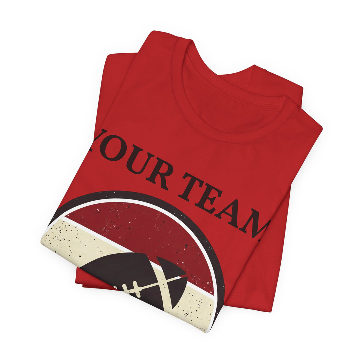 Retro Football Season Tee | Vintage Stripes Grunge Football Shirt