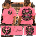Deer Hunting Pink Shirt, Hunting Tails Tee, Deer Hunting T-Shirt, Deer Hunter Gift, Deer Season Shirt, Hunting Camp Shirt, Pink Safety Shirt