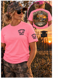 Safety Pink Whitetail Deer Hunting Shirt – Buck Hunter T-Shirt