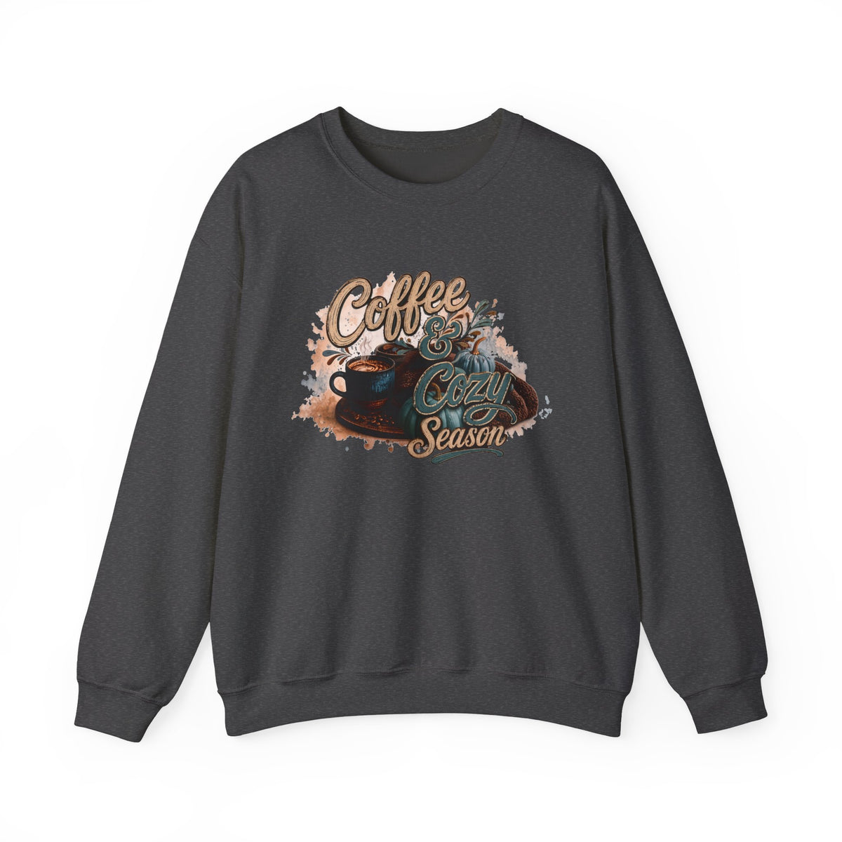 Coffee & Cozy Season Sweatshirt | Fall Coffee Lover Crewneck