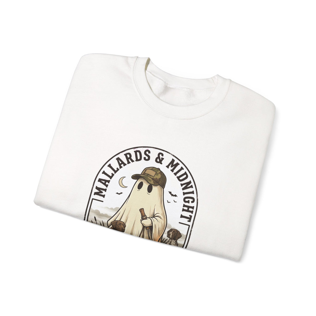 Mallards & Midnight ghost duck crewneck sweatshirt | spooky hunting, Halloween